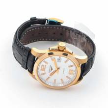 Thumbnail von Longines Conquest L36768763 - Sport Conquest Automatic White Dial 18kt Rose Gold Men's Watch </h1>