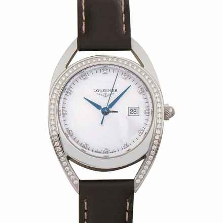  Longines Equestrian L61370872 - Equestrian Quartz Mother of pearl Dial Stainless Steel Ladies Watch </h1> 