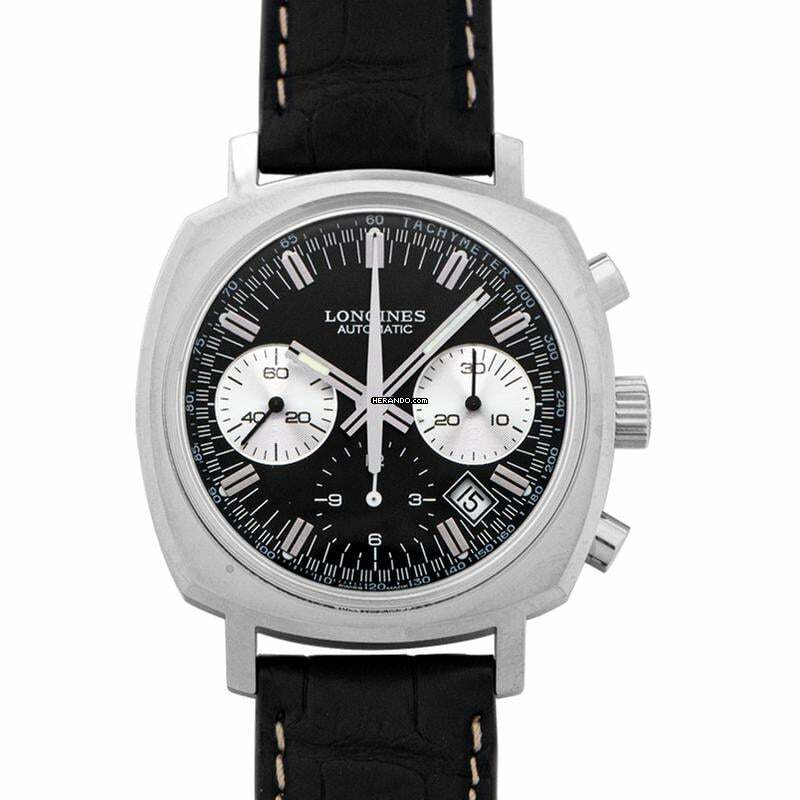 Longines Heritage L27914520 - Heritage Automatic Black Dial Stainless Steel Men's Watch </h1>