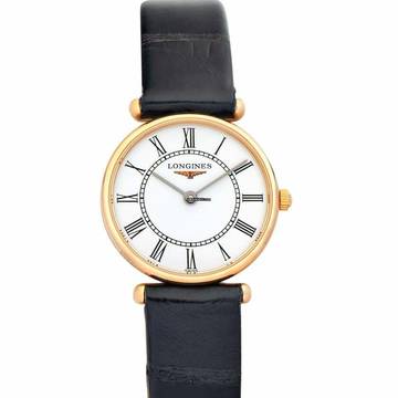  Longines La Grande Classique L41918110 - La Grande Quartz White Dial 18kt Rose Gold Ladies Watch </h1> 