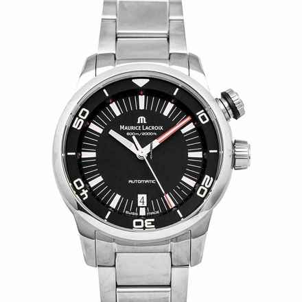 Maurice Lacroix Pontos S Diver PT6248-SS002-330 - Pontos Automatic Black Dial Stainless Steel Men's Watch </h1> 