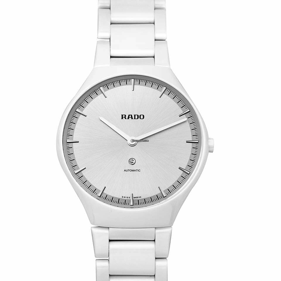 Rado True Thinline R27970102 - True Automatic White Dial Ceramic Unisex Watch </h1>