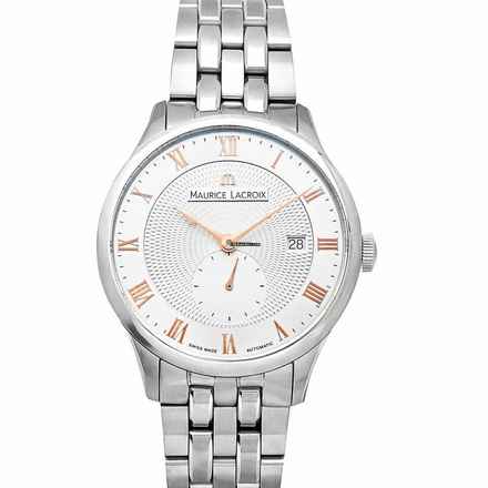  Maurice Lacroix Masterpiece Small Seconde MP6907-SS002-111 - Masterpiece Automatic Silver Dial Stainless Steel Men's Watch </h1> 