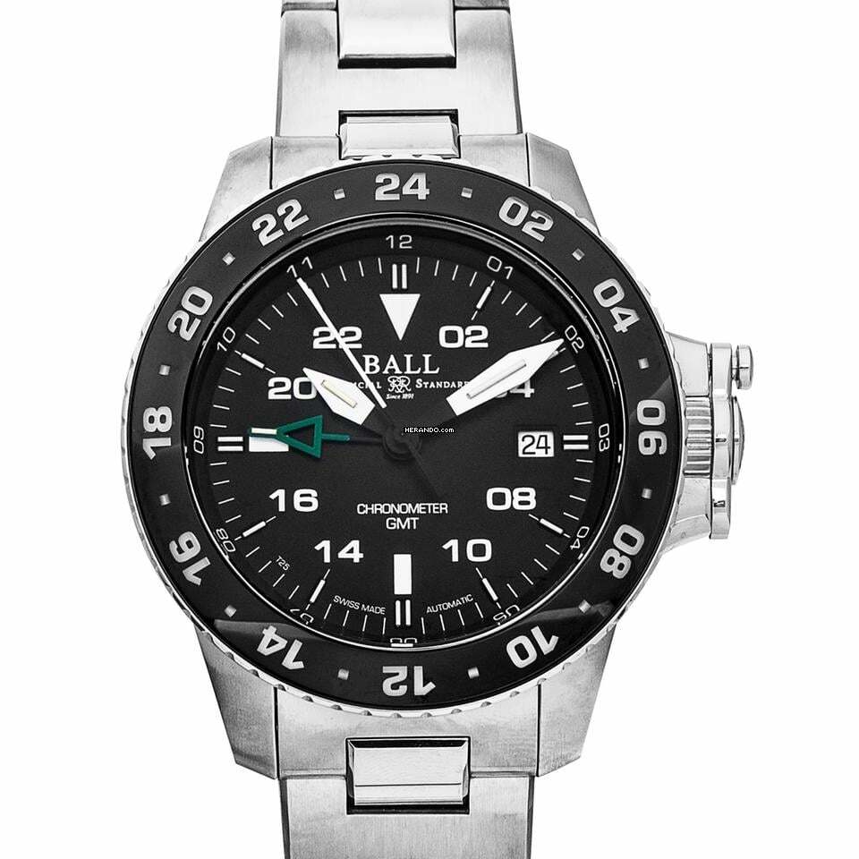 Ball Engineer Hydrocarbon DG2018C-S1CJ-BKGR - Engineer Hydrocarbon Automatic Black Dial Stainless Steel Men's Watch </h1>