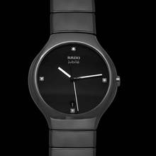 Thumbnail von Rado True R27654742 - True Quartz Black Dial Ceramic Men's Watch </h1>