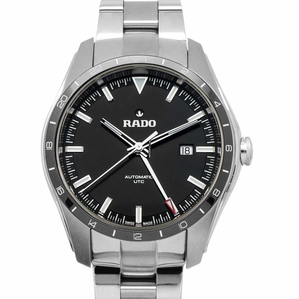 Rado HyperChrome R32050153 - Hyperchrome Automatic Black Dial Stainless Steel Men's Watch </h1>