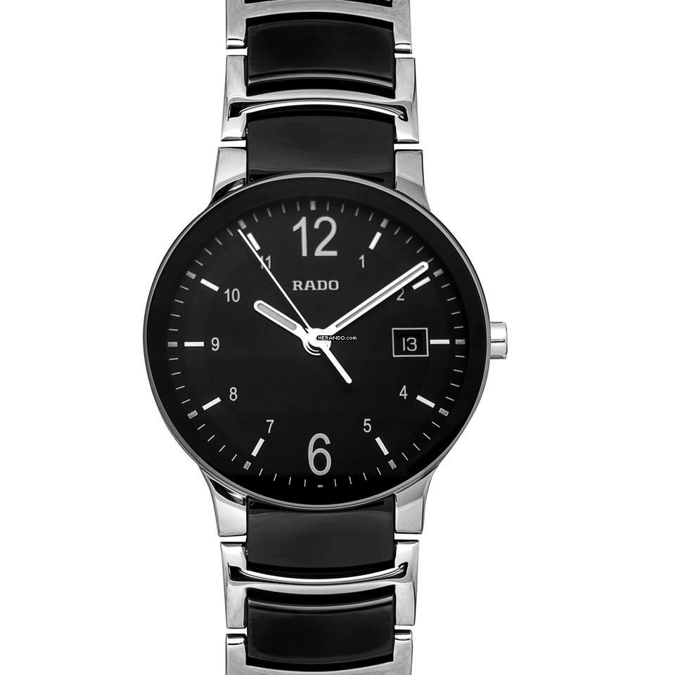 Rado Centrix R30934152 - Centrix Quartz Black Dial Stainless Steel Men's Watch </h1>