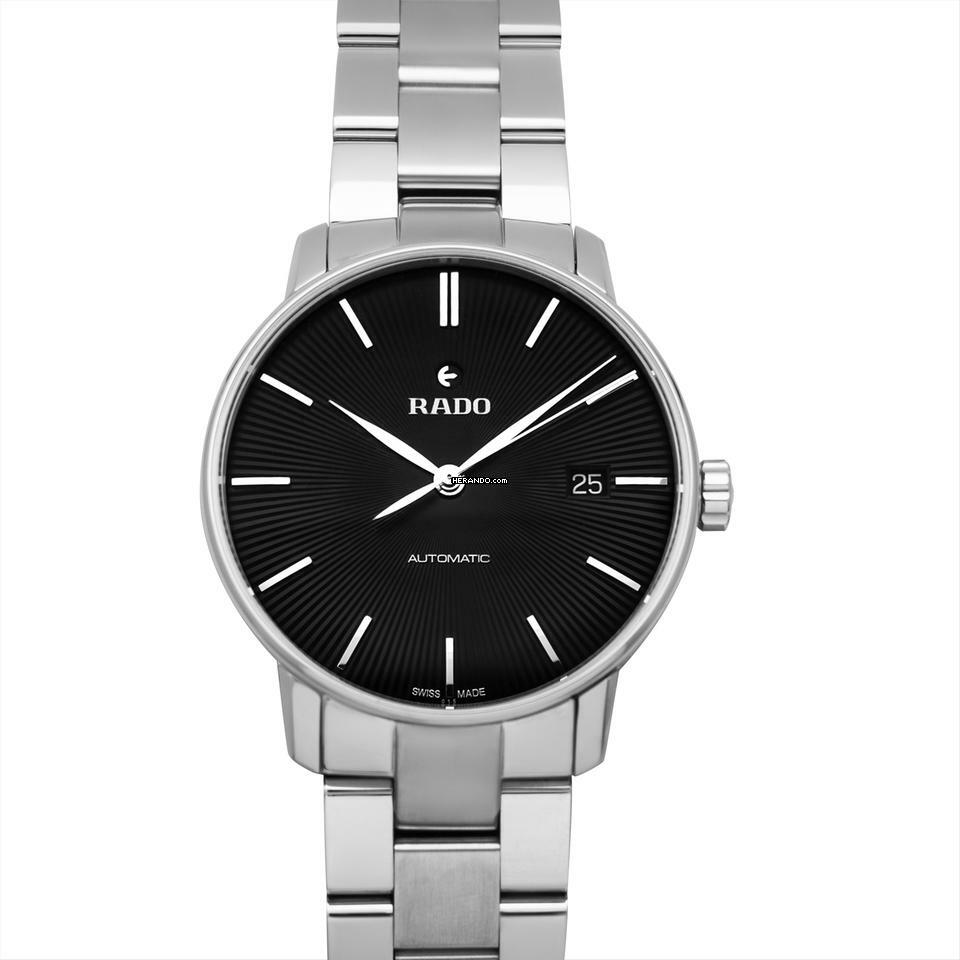 Rado Coupole R22860153 - Coupole Automatic Black Dial Stainless Steel Men's Watch </h1>