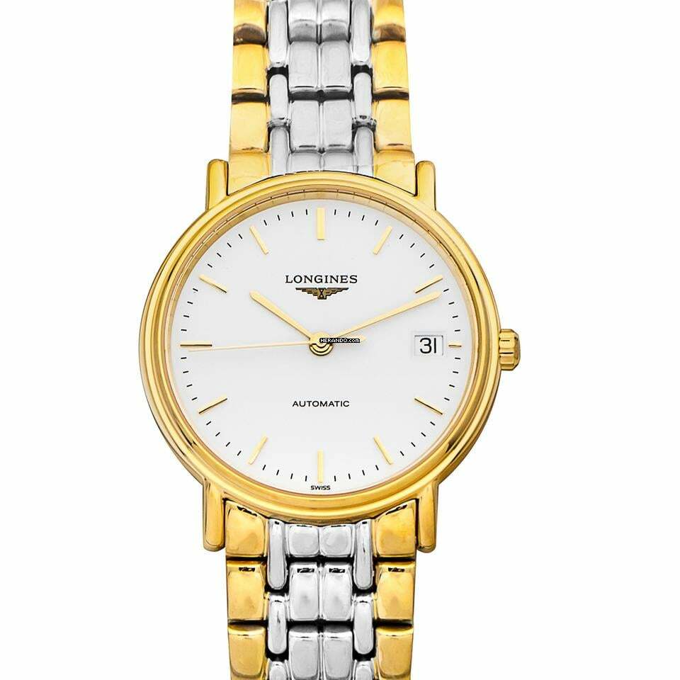 Longines Présence L48212127 - Présence Automatic White Dial Stainless Steel Unisex Watch </h1>