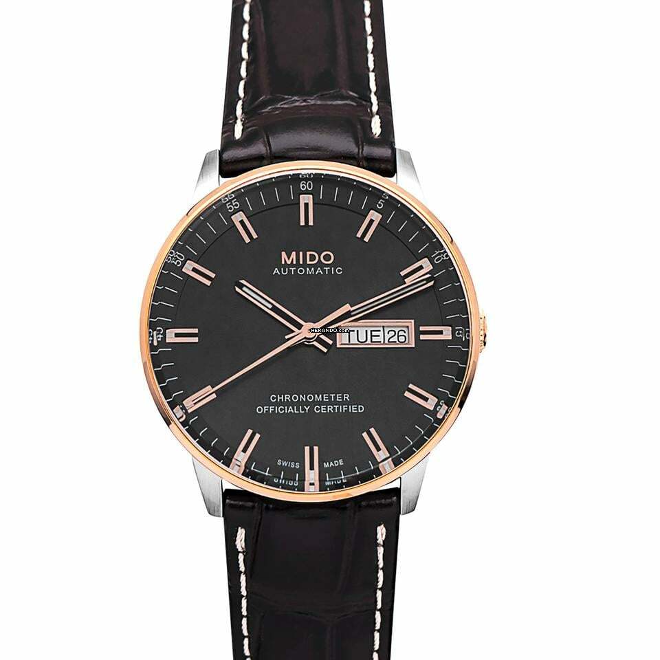 Mido Commander M021.431.26.061.00 - Commander II Automatic Grey Dial Stainless Steel Men's Watch </h1>