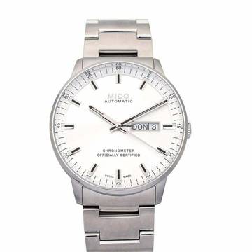  Mido Commander M021.431.11.031.00 - Commander II Automatic Silver Dial Stainless Steel Men's Watch </h1> 