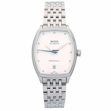  Mido Baroncelli III M041.307.11.016.00 - Baroncelli III Automatic White Dial Stainless Steel Ladies Watch </h1> 