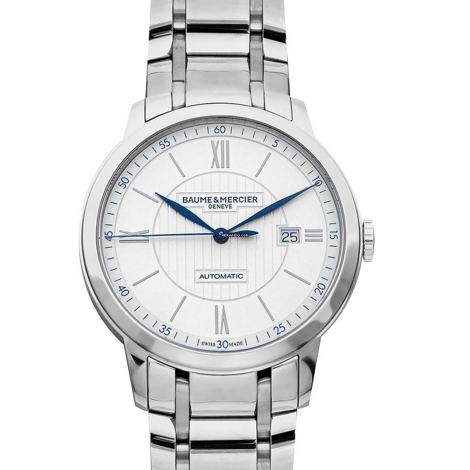 Baume & Mercier Classima M0A10334 - Classima Automatic Silver Dial Stainless Steel Men's Watch </h1>