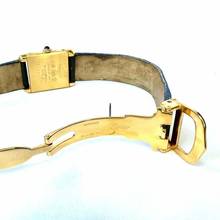 Thumbnail von Cartier Tank Quartz 21mm Goldplated Silver 0.65TCW Diamond Watch </h1>