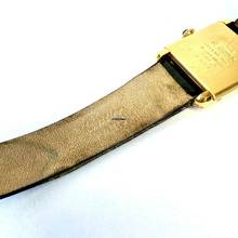 Thumbnail von Cartier Tank Quartz 21mm Goldplated Silver 0.65TCW Diamond Watch </h1>