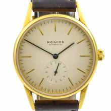 Thumbnail von NOMOS Orion 271 18kt Handaufzug 35mm Leder Revision