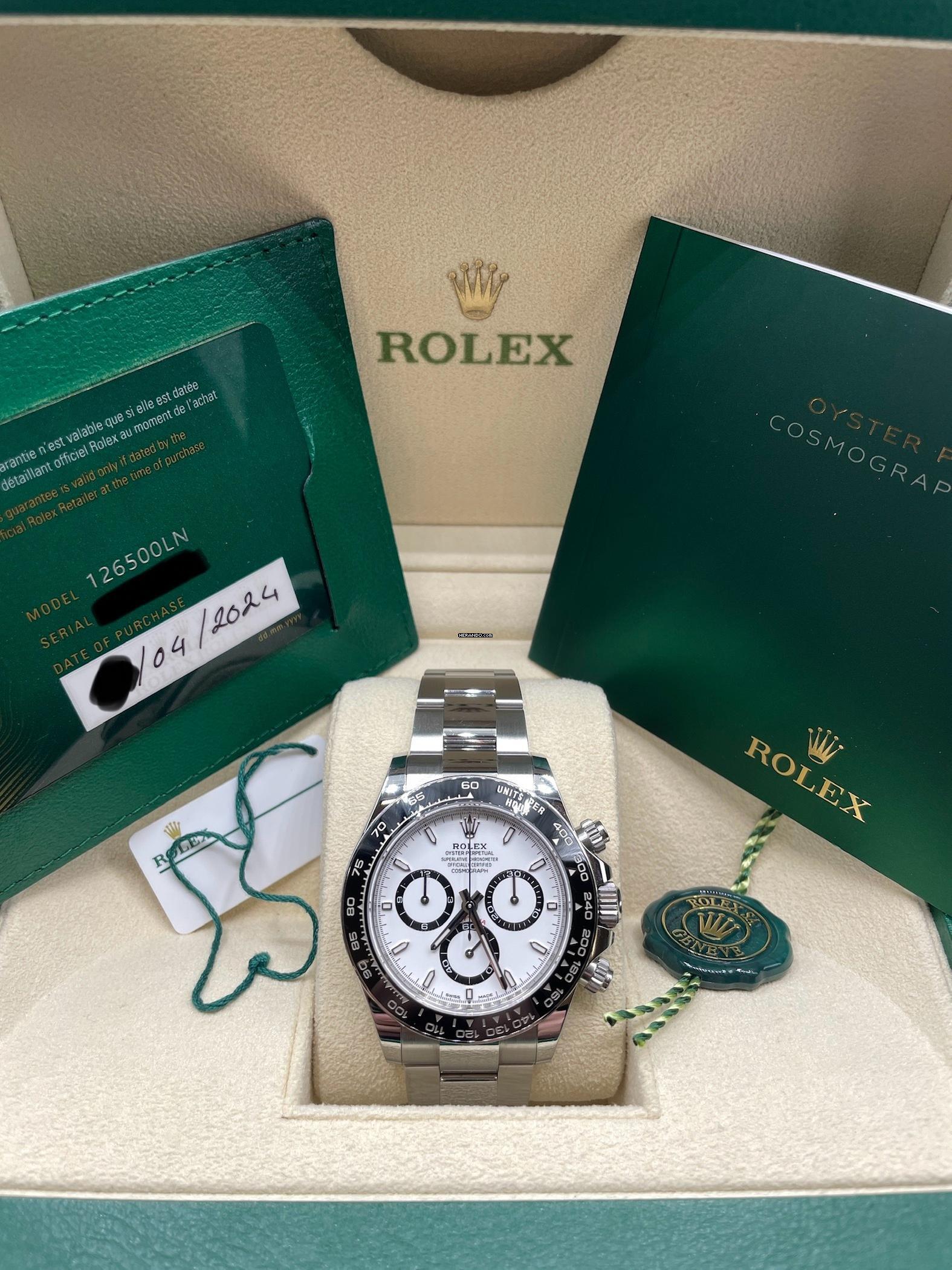 Rolex Daytona 126500LN PANDA NEW-2025 FULL SET w. Box&Papers Lc Austria