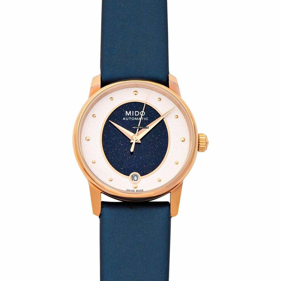 Mido Baroncelli III M035.207.37.491.00 - Baroncelli III Automatic White Dial Stainless Steel Ladies Watch </h1>