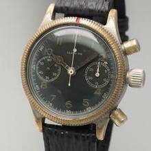 Thumbnail von Tutima Glashütte Tutima Luftwaffe Chronograph WW2 Urofa 59 Vintage RARE </h1>