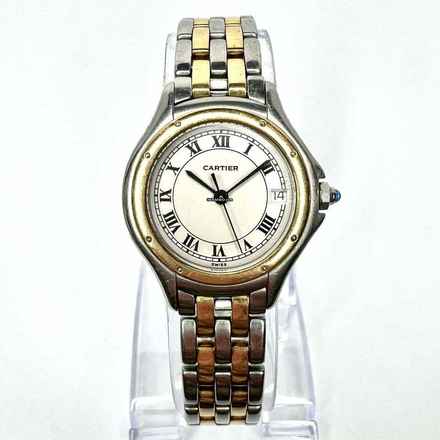  Cartier Panthère COUGER Quartz 27mm 2 Row Gold Watch </h1> 