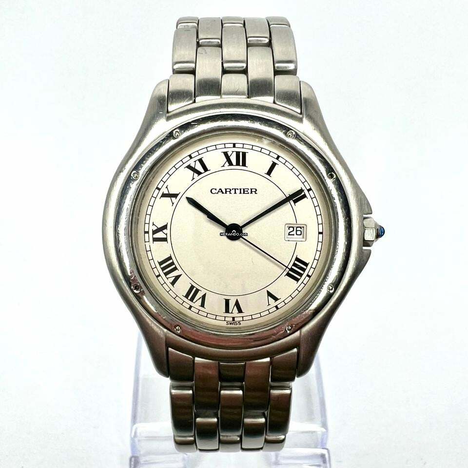 Cartier Panthère COUGER Quartz 32mm Steel Watch </h1>