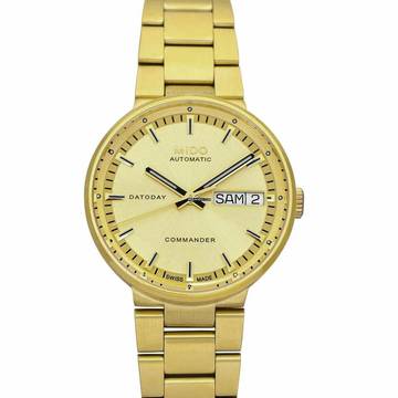  Mido Commander M014.230.33.021.00 - Commander II Automatic Gold-tone Dial Stainless Steel Ladies Watch </h1> 