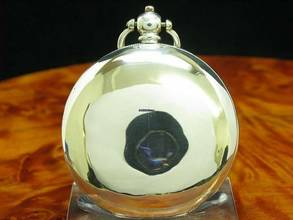 Thumbnail von K. Serkisoff & Co. 800 Silber Savonette Osmanische Taschenuhr Schlüsselaufzug </h1>