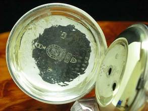 Thumbnail von K. Serkisoff & Co. 800 Silber Savonette Osmanische Taschenuhr Schlüsselaufzug </h1>