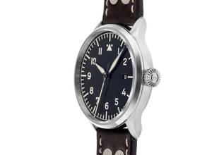 Thumbnail von Laco Fliegeruhr Stuttgart Pro Stahl Automatik Armband Leder 43mm Ref.862141_686 Box&Pap. Full Set Neu