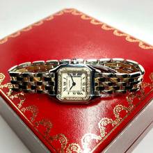 Thumbnail von Cartier Panthère Quartz 23mm 2 Row Gold 0.33TCW Diamond Watch </h1>