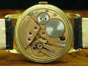 Thumbnail von Omega 18kt 750 Gold Handaufzug Herrenuhr Von Ca 1950 / Ref 2684 / Kaliber 266 </h1>