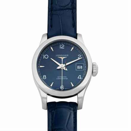  Longines Record L23204964 - Record Automatic Blue Dial Stainless Steel Ladies Watch </h1> 