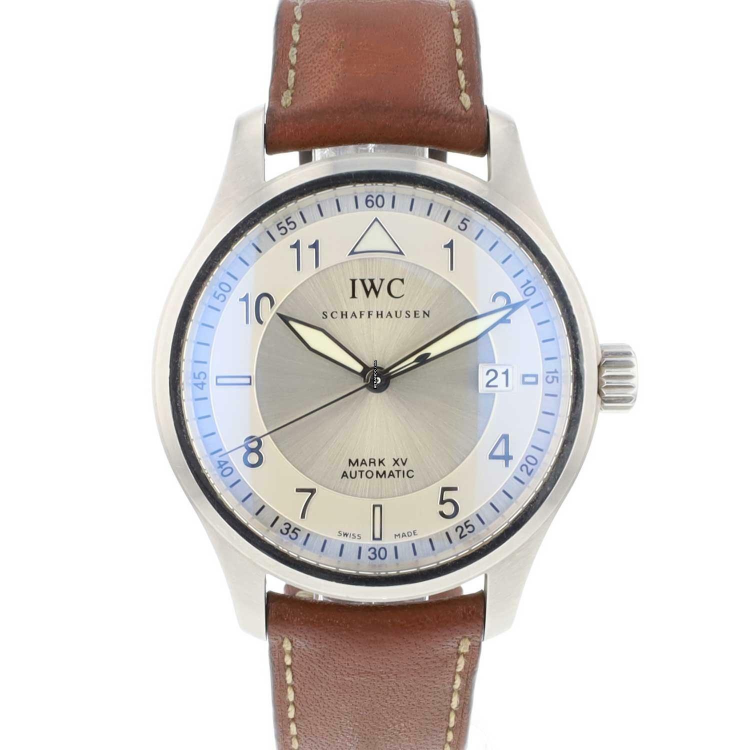 IWC Fliegeruhr Mark Spitfire Mark XV Silver Dial </h1>