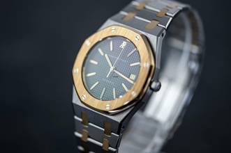 Thumbnail von Audemars Piguet Royal Oak 14486 | Full Set | Cufflinks | AP Service Dec 2022 </h1>