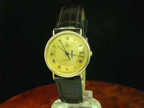  Baume & Mercier 18kt 750 Gold Herrenuhr / Ref 15205 / Kaliber Eta 255.111 </h1> 