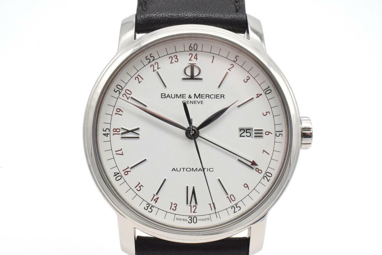 Baume & Mercier Classima Xl Edelstahl Automatic Herrenuhr / Ref M0a08462 </h1>