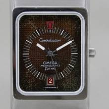 Thumbnail von Omega Constellation Quartz Megaquartz f 2,4 MHZ Tropical Dial neues Glas </h1>