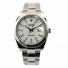 Thumbnail von Rolex Datejust 41 Edelstahl Weißgold 126334 Weiß Index </h1>