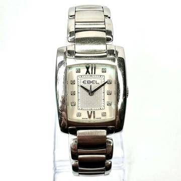  Ebel Brasilia Quartz 23mm Steel Diamond Watch </h1> 