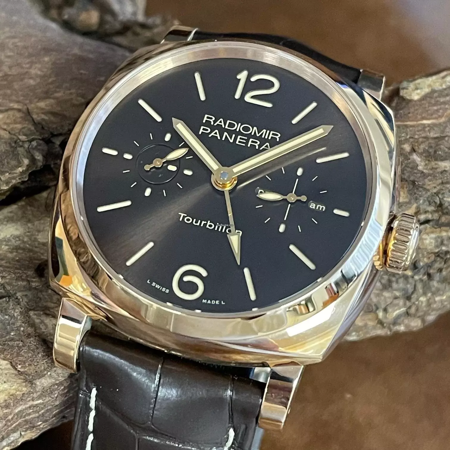 Panerai Radiomir 1940 Tourbillon GMT Oro Rosso - Ref. PAM00558 - Full-Set </h1>