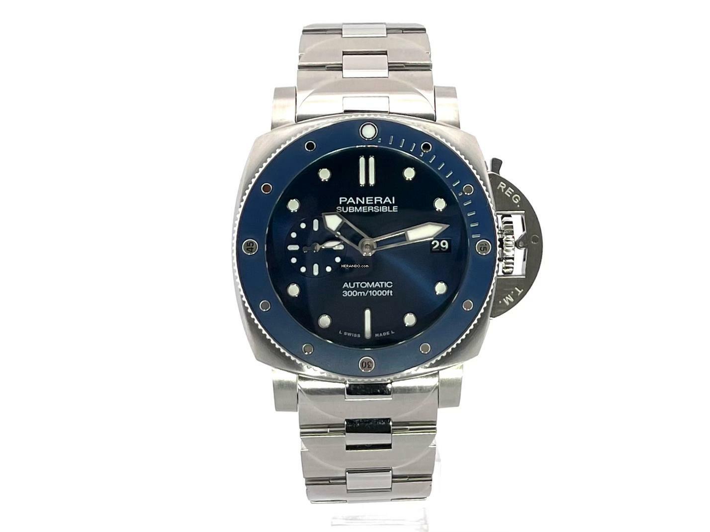 Panerai Submersible Blu Notte PAM02068 </h1>