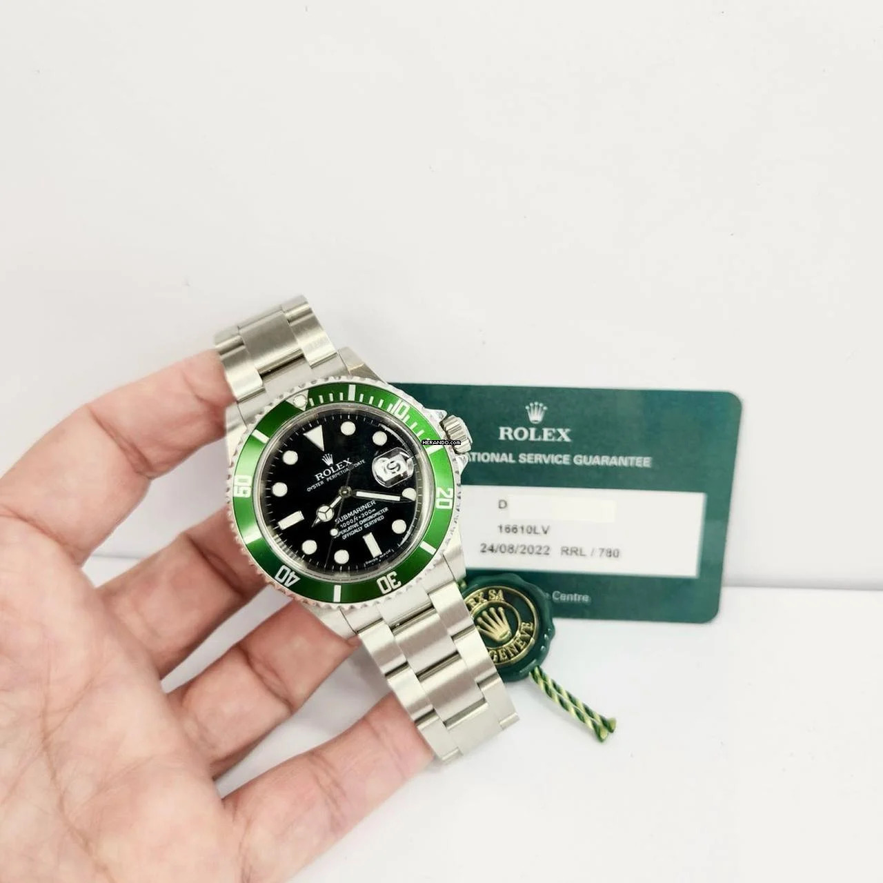 Rolex Submariner Date Kermit 50 Anos 40mm Automático