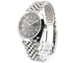 Thumbnail von Rolex Datejust 41 Ref. 126300 Edelstahl Rhodium Index Jubile-Band </h1>