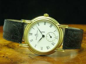 Thumbnail von Baume & Mercier Classima 18kt 750 Gold Handaufzug Herrenuhr / Ref 35100 </h1>