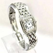 Thumbnail von Cartier Panthère 23mm Quartz Steel 0.87TCW DIAMOND Watch </h1>