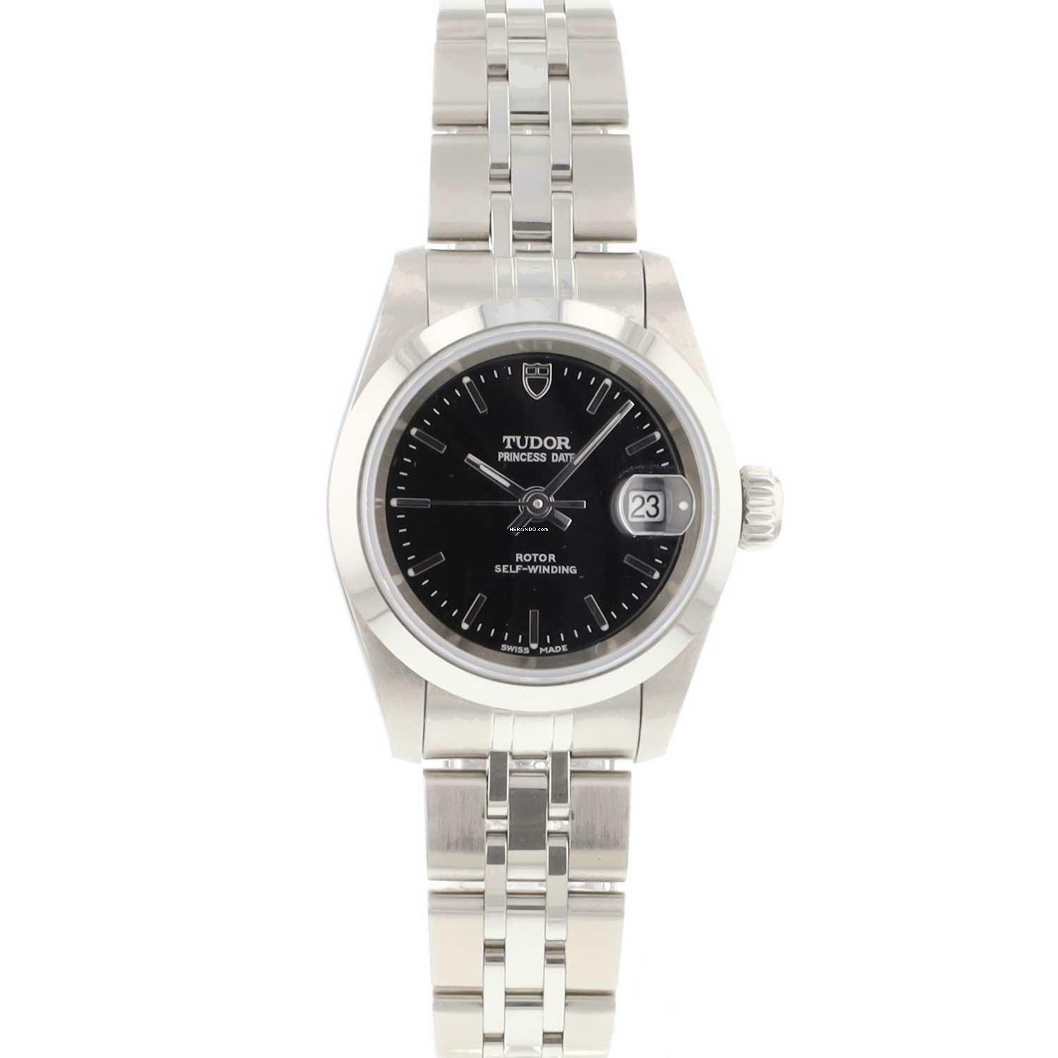 Tudor Prince Date Princess Oyster Date Black Dial 25 mm NIEUW </h1>