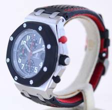Thumbnail von Audemars Piguet Royal Oak Offshore Chronograph GSTAAD Limited Chronograph Titan grey arabic Dial rar </h1>