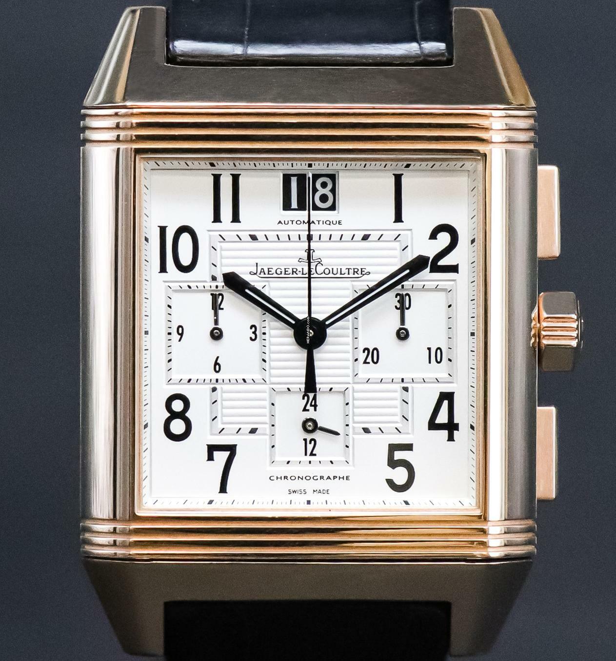 Jaeger-LeCoultre Reverso Squadra Chronograph GMT Rosegold