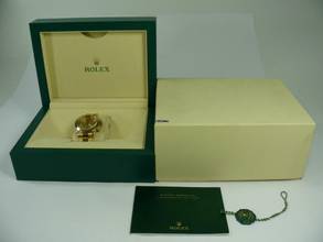 Thumbnail von Rolex Daytona Cosmograph 18kt Gold Automatic Herrenuhr / Diamond Dial / 116528h </h1>