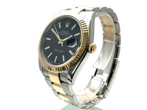 Thumbnail von Rolex Datejust 41 Edelstahl Gelbgold 126333 Schwarz Index </h1>
